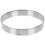 4Pcs Silver Round Pizza Ring Stainless Steel Kitchen Baking Supplies 2