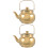 2Pcs Stainless Steel Tea Pot with Comfortable Handle for Kitchen 5