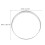 4Pcs Silver Round Pizza Ring Stainless Steel Kitchen Baking Supplies 10