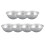 18Pcs Mini Pie Pans Aluminum Baking Accessories Silver Durable Molds 2