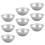 18Pcs Mini Pie Pans Aluminum Baking Accessories Silver Durable Molds 3