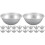 18Pcs Mini Pie Pans Aluminum Baking Accessories Silver Durable Molds 4