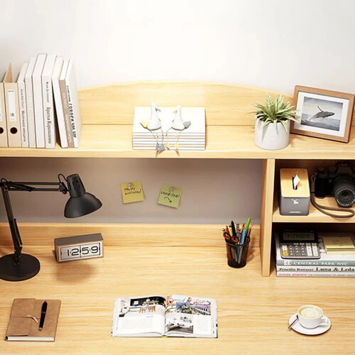 Computer Desk Study Table Writing Shelves Home Office Wooden Workstation Laptop 1