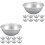 18Pcs Mini Pie Pans Aluminum Baking Accessories Silver Durable Molds 5