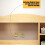 Computer Desk Study Table Writing Shelves Home Office Wooden Workstation Laptop 5