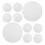 20Pcs White Corrugated Paper Cake Bases for Baking and Display 2