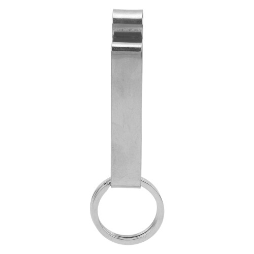 Edelstahl Schwerlast Gürtel Schlüsselhalter 2 Ringe 1