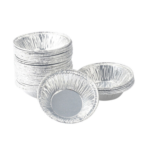 2000Pcs Recyclable Foil Egg Tart Cups Multi-Use Baking Molds 1