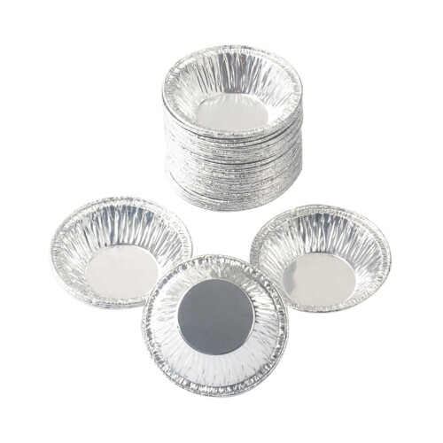 2000Pcs Recyclable Foil Egg Tart Cups Multi-Use Baking Molds 2