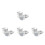 2000Pcs Recyclable Foil Egg Tart Cups Multi-Use Baking Molds 10
