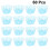 60pcs Cupcake Wrappers High Temperature Resistance 9