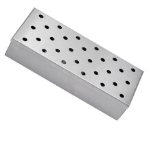 1 Stuks Outdoor Bbq Rookbox Draagbare RVS Rookbox Kookgereedschap