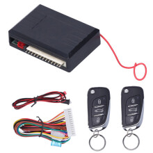 Car Remote Control Central Locking Kit Universal 12V with 2 Remotes for Electric Pneumatic Locks, Remote Lock Unlock with Car Finder