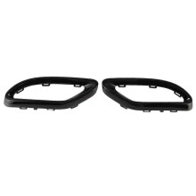Copertura terminale di scarico compatibile con Mercedes-Benz W205 W213, finitura in ABS nero lucido per Classe C e Classe E.