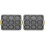 2Pcs Silicone Bread Pan Multi-Grid Durable Non-Stick Baking Loaf Pan 2