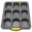 2Pcs Silicone Bread Pan Multi-Grid Durable Non-Stick Baking Loaf Pan 11