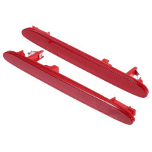 Achterbumper reflectoren compatibel met Honda CR-V 2005-2006 en Element 2009-2011, set van 2, rood plastic, vervanging