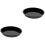 2Pcs Nonstick Carbon Steel Round Pizza Tray Black Bakeware 5