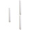 3Pcs Non-Stick Plastic Rolling Pins White for Dough Pizza Baking Use 6