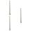 3Pcs Non-Stick Plastic Rolling Pins White for Dough Pizza Baking Use 7