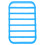 2Pcs Blue Silicone Baking Rack Heat-Resistant Non Stick Cooking Pad 2