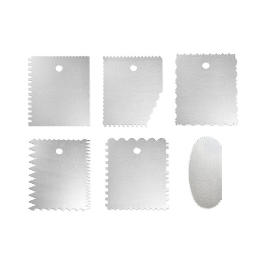 24Pièces Spatules À Crème Multilatérales Acier Inoxydable Pour Gâteaux 1