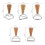1Set Assorted Color Dumpling Maker Set Alloy & Wood Biscuit Cutter 2