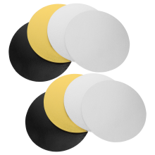8 stuks 12 inch witte ronde kartonnen cakeboards voor dessert, feest