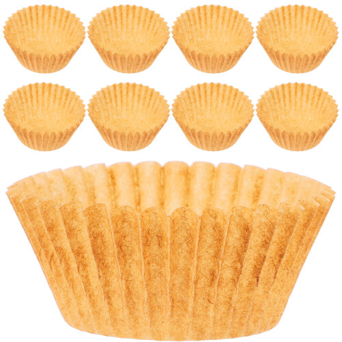 3000Pcs Paper Baking Cups Lightweight Brown Liners for Muffins 1