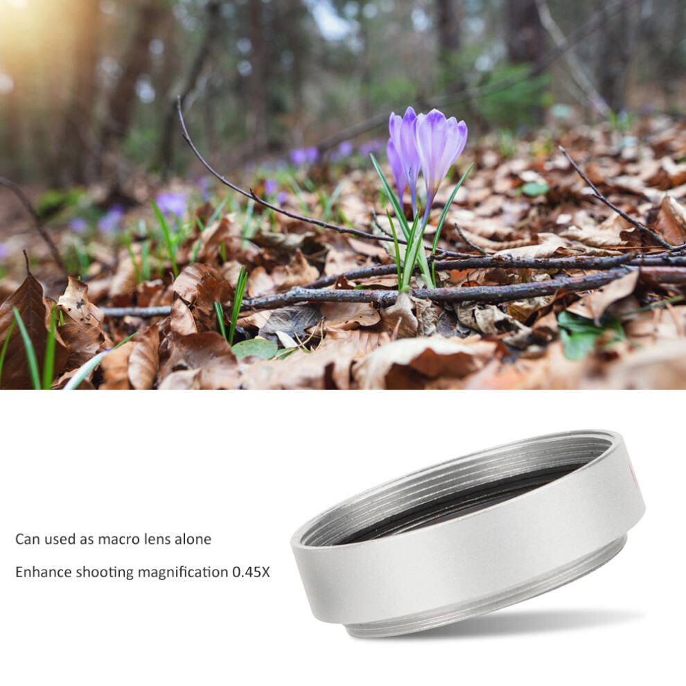30.5Mm 0.45X Wide Angle Camera Lens For 43Mm Filters Silver 7651388151025