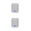 2Pcs Food Scale Digital Kitchen Scale Silver Durable Stainless Steel 6