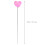2Pcs Stainless Steel Cake Tester Needle For Baking, Heart Pattern 2