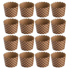 300St Lichtbruine Disposable Baking Cups Voor Cupcakes En Traktaties