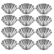 20St Duurzame Rvs Bakvormen, Chrysantvorm, Voor Taart, Pudding En Meer