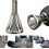Deburring Tool for Stainless Steel Drill Bits, 8-32 Sizes Portable Compact Hand Tool for Multiple Materials 1