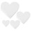 4Pcs White Foam Cake Dummies for Decorating Practice and Party Props 5