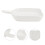 Square Grill Plate With Non Stick Coating Reusable Drying Tray White 3