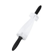 3St Croissant Rolling Pin Wit Voor Thuis Gebruik Met Ophanghaak