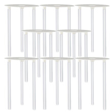 8 Sets Plastic Cake-Scheiderplaten Met Houders Voor Gelaagde Cakes
