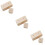 6Pcs Durable Wooden Cake Decorating Turnable Khaki Baking Bases 9