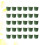 50pcs solid color muffin cups, green baking accessories for desserts 10