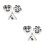 6Sets Lightweight Stainless Biscuit Molds Assorted Colors Baking Tools 9