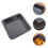 2Pcs Non-Stick Square Baking Pans for Baking Bbq and Pizza 8