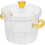Glass Cooking Saucepan Microwave Set 6