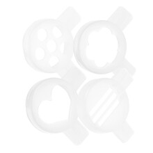 4St Wit Plastic Ijsmachine Spuitmondjes Vervangbare Decoratie Tips