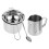 2Sets Multifunctional Silver Double Boiler Pot for Wax and Chocolate 3