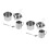 2Sets Multifunctional Silver Double Boiler Pot for Wax and Chocolate 7