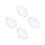 4Pcs Durable Glass Pie Plates for Baking Steaming Clear Snack Trays 6