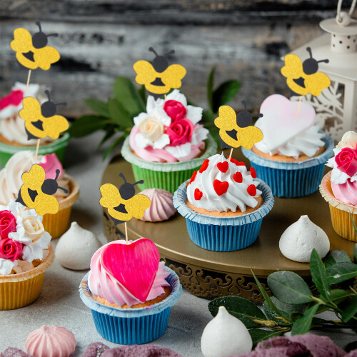 30Pièces Picks Bois Pour Cupcake Décor 2