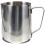 300ml diy lipstick heating cup with handle for wax melting, silver 2